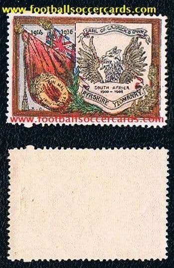 1914 military stamp Earl of Carrick's Own Ayrshire Yeomanry Scottish North Irish sqdn