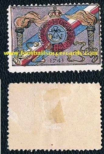 1914 military stamp Oxfordshire and Buckinghamshire Light Infantry 1st Green Jackets