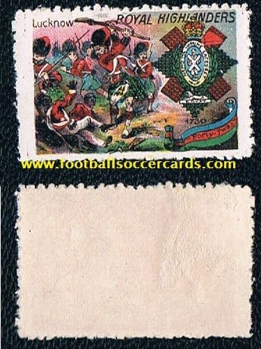 1914 military stamp Royal Highlanders regiment, The Black Watch very rare ephemerum!