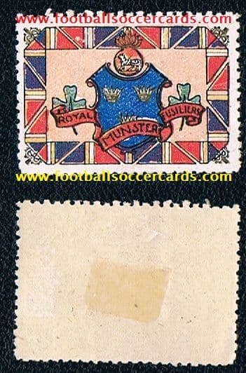1914 military stamp Royal Munster Fusiliers Irish Regiment Tralee Cork Kerry Limerick