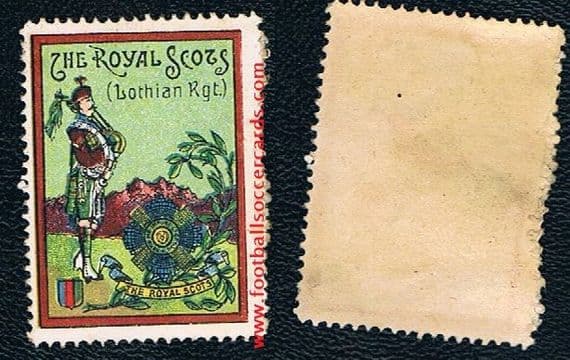1914 military stamp Royal Scots Borderers Lothian Regiment rare ephemera