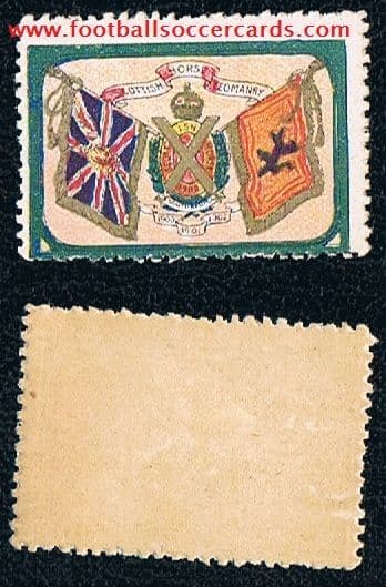 1914 military stamp Scottish Horse yeomanry Black Watch