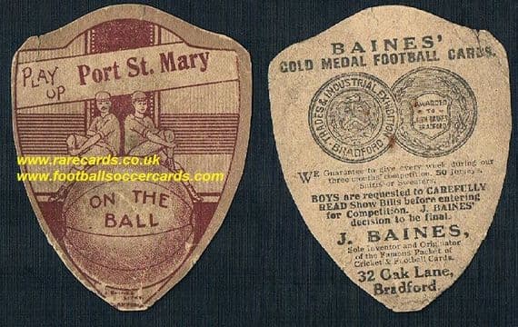 1918 Baines Port St. Mary Isle of Man Manx Purt le Moirrey card
