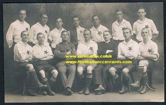 1919 SK Slavia Praha Prague Jake Madden ofCeltic Dumbarton Scotland player manager original postcard
