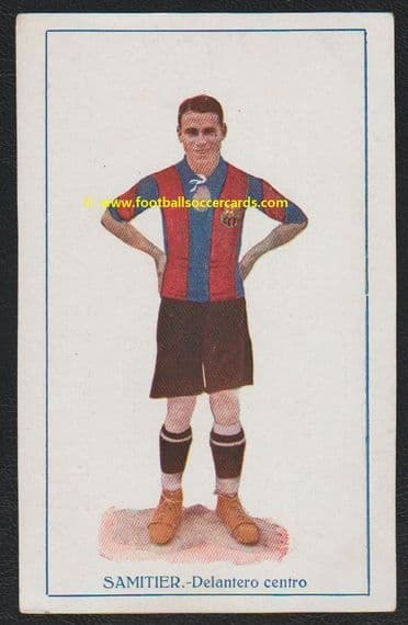 1920 's Josep Samitier "104 Store" fabulous Spanish trade card  - RESERVED for buyer June 2026