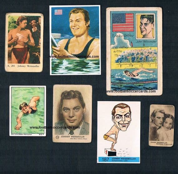 1920s -70s Johnny Weissmuller collection* Tarzan Gold-medal Olympic star USA as SEEN IN MY 2021 BOOK
