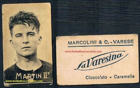 1920s Cesare Martin II Torino VARESINA 2 SerieA titles & 1 Italian Cup