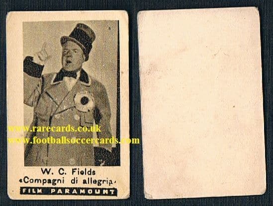 1920s comedian trade card W. C. Fields comic