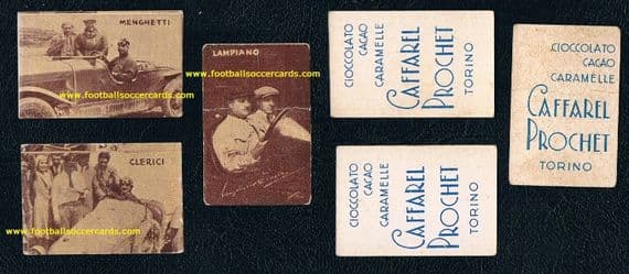 1920s F1 pioneers Evasio Lampiano, Menghetti & Clerici, 1000 Mile race stars, 3 Caffarel Prochet