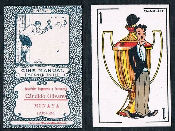 1920s Minaya Charlie Chaplin trade card