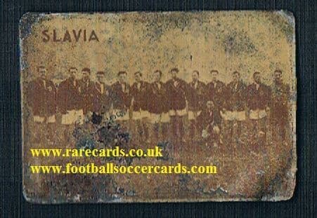 1920s Slavia Praha METAL trade card