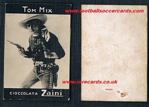 1920s Tom Mix cowboy Zaini Italy