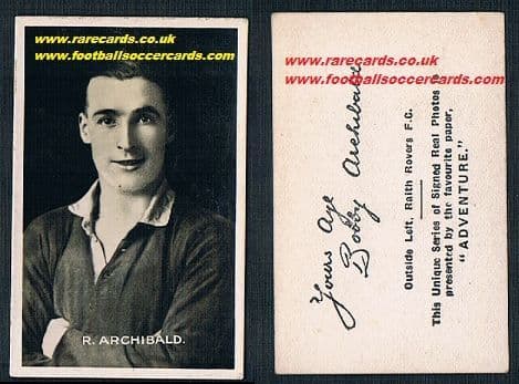 1922 Archibald Raith Adv Signed