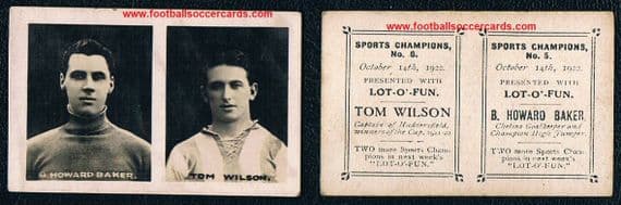 1922 B Howard Baker & Wilson LOT O FUN uncut Sports Champions ECONOMY BU