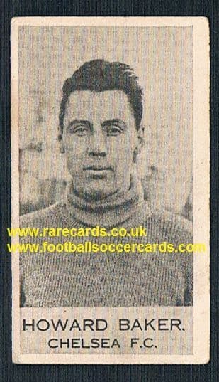 1922 Ben Howard Baker Chelsea Everton Liverpool Clarnico Poppleton