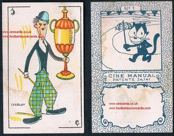 1922 Charlie Chaplin Ace of Cups Cine manual 1