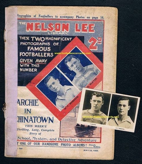 1922 COMIC & CARD combo, Nelson Lee Roberts Preston & McAtee Celtic
