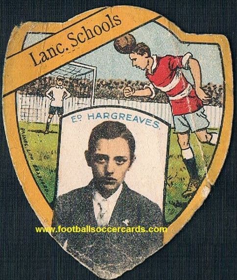 1922 Hargreaves Lancashire Schools footballer Edmund Edward Ted? Famous later in career?