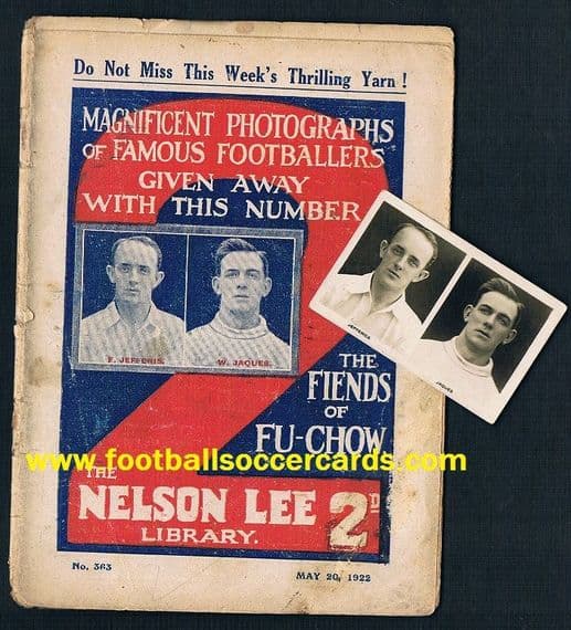 1922 PAIR & ORIGINAL COMIC Jacques & Jeffries, Spurs & Preston Nelson Lee rare pairing