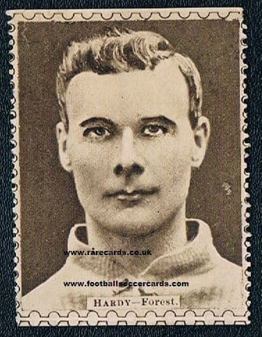 1922 Sam Hardy - the legend himself - on a very rare Sports Fun 'stamp' trade card