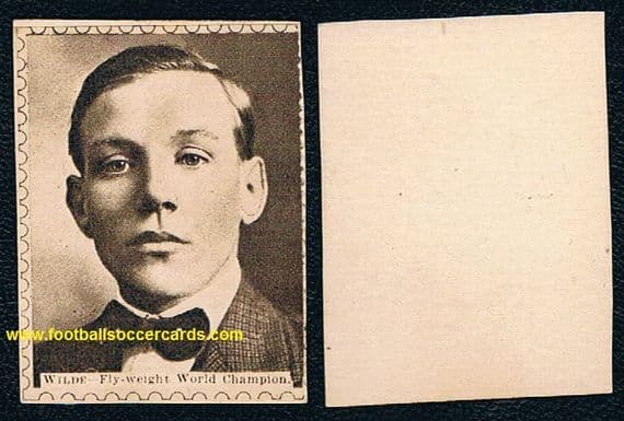 1922 Sports Fun Jimmy Wilde 's rarest card! flyweight champion of the world, early card legend boxer
