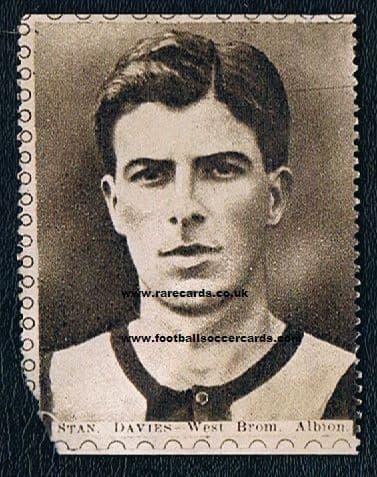 1922 Sports Fun Stan Davies WBA stamp