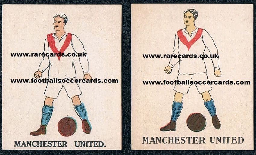 1923-24 Battocks Manchester United pair