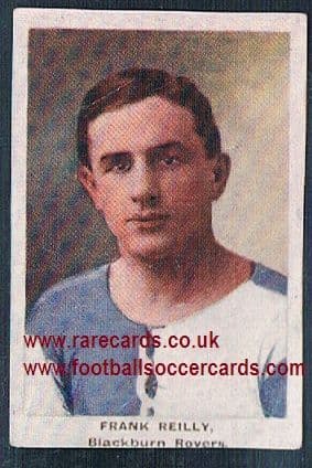 1923 Adventure Gallery Famous Club Colours Players Blackburn Rovers Reilly