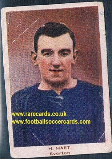 1923 Adventure Gallery Famous Club Colours Players Everton Hart