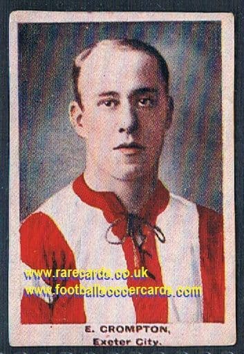 1923 Adventure Gallery Famous Club Colours Players Exeter City Crompton