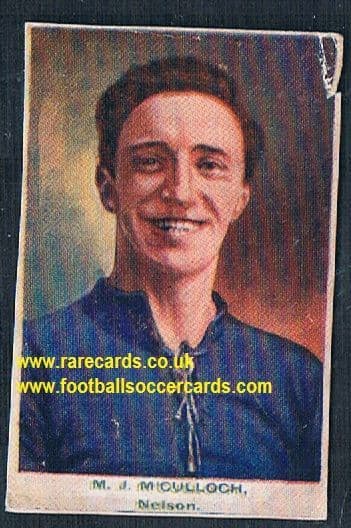 1923 Adventure Gallery Famous Club Colours Players Nelson Burnley MCCulloch