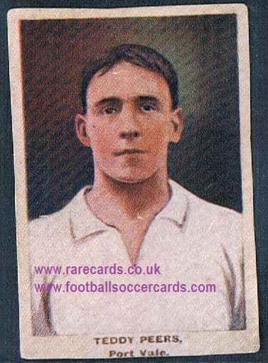 1923 Adventure Gallery Famous Club Colours Players Port Vale Peers