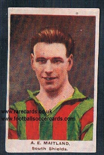 1923 Adventure Gallery Famous Club Colours Players South Shields Maitland