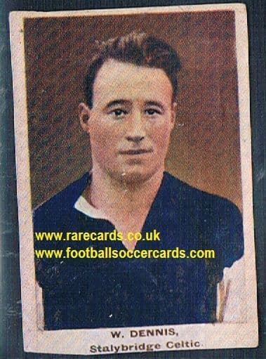 1923 Adventure Gallery Famous Club Colours Players Stalybridge Celtic Dennis