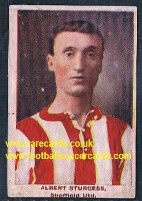 1923 Adventure Gallery Famous Club Colours Players Sturgess Sheffield United