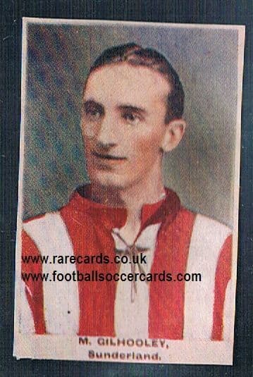 1923 Adventure Gallery Famous Club Colours Players Sunderland Gilhooley
