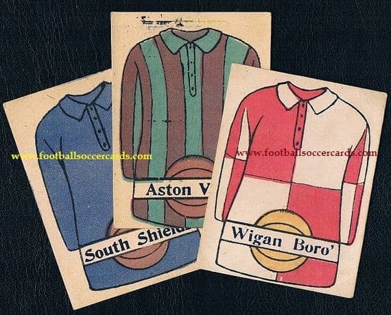 1923 Aston Villa South Shields & Wigan Boro Ripley Brothers