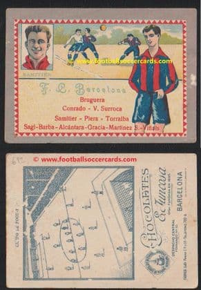 1923 Barcelona Campo de Football series Josep Samitier Juncosa chox RESERVED for buyer June 2026