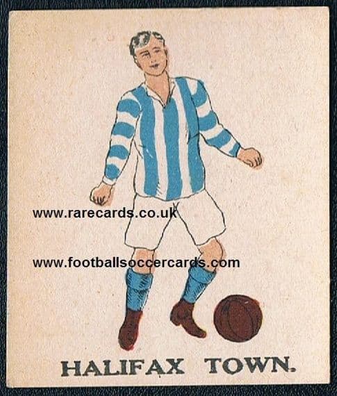 1923 Battock's Halifax Town card'