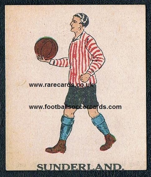 1923 Battock's Sunderland card