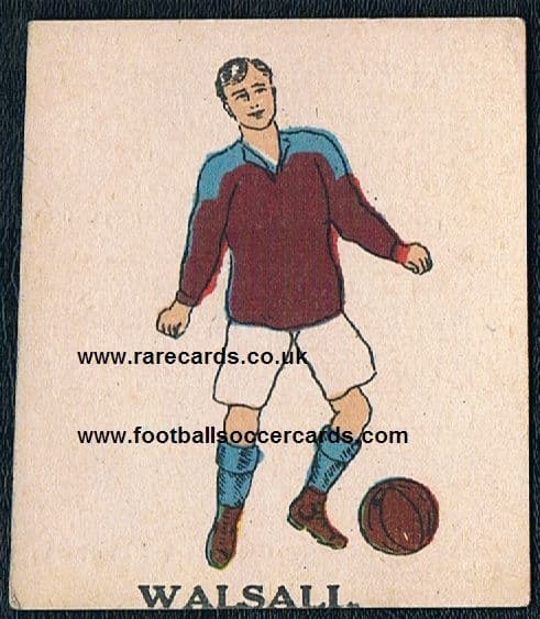 1923 Battock's Walsall card