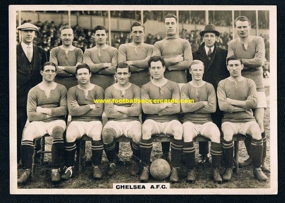 1923 Chelsea redemption cabinet team Pinnace card NOT the better known 1920-21 type. Save 25% cash