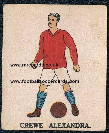 1923 Crewe Alexandra Battocks card