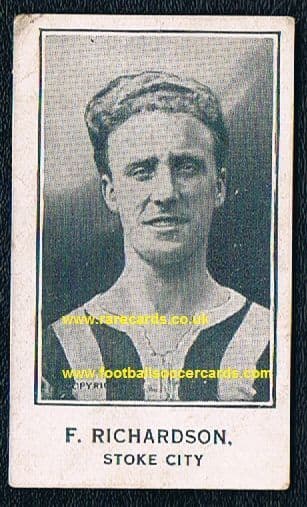 1923 Frank Richardson Reading Stoke