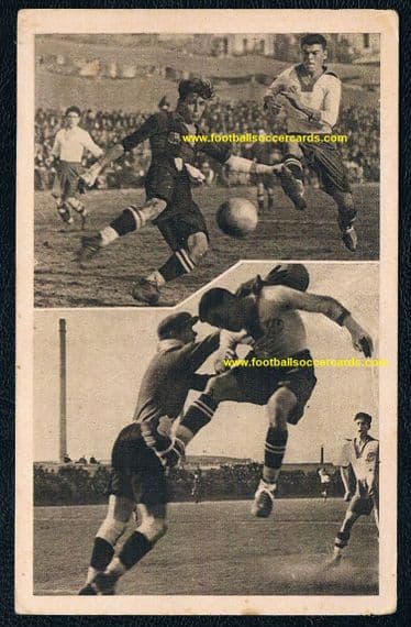 1923 Manuel Cros Jarabe Climent Fosfitos trade card, 7 goals in 12 internationals