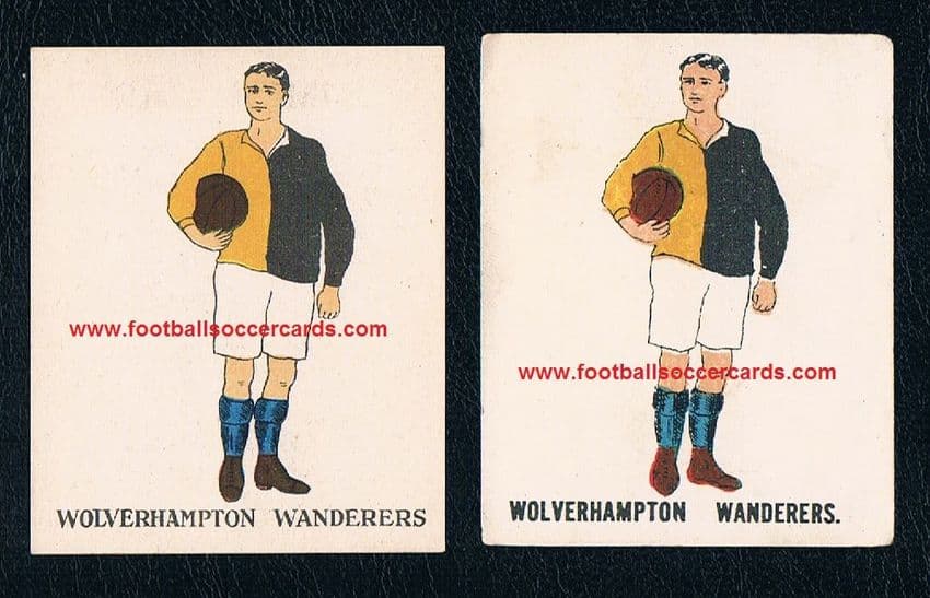 1923 PAIR of varieties 2 Wolves Battock redemption cards - an ...