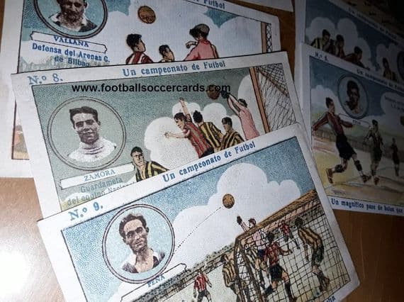1923 *part SET* Spanish 22 cards (21 of 25 + 1) Great Players HOW THE CHAMPIONSHIP WAS WON Amatller
