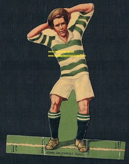 1923 Rover stand-up Celtic John Gilchrist football All Star Team Britain Select XI