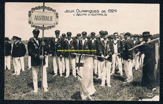 1924 A&N Paris Australia Olympic team Australians Boy Charlton Nick Winter Dick Eve