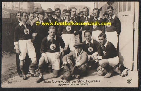 1924 A&N Paris Olympics card of Latvia 313